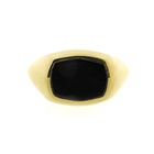 Image 3 of Gold signet ring with onyx