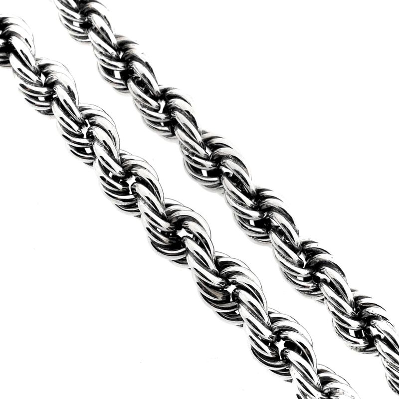 Image 3 of Silver Twisted Link Chain