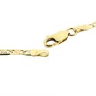 Image 4 of Tricolor gold navy link necklace | 51 cm