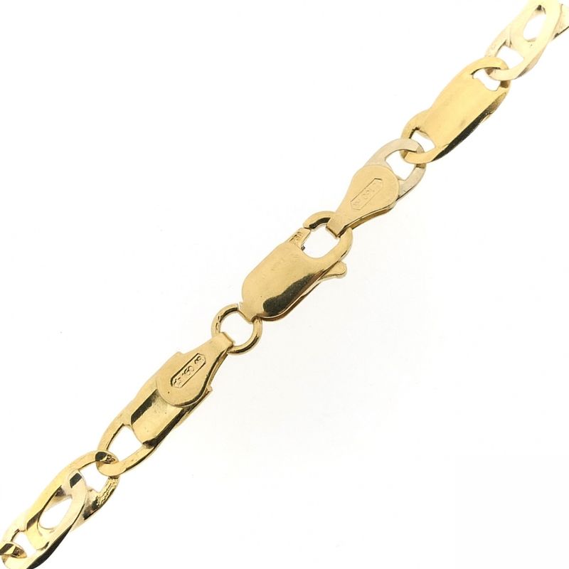 Image 5 of Two-tone gold fantasy link necklace