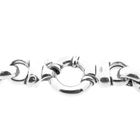 Image 5 of Silver jasseron link necklace