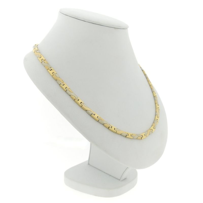 Image 2 of Two-tone gold fantasy link chain