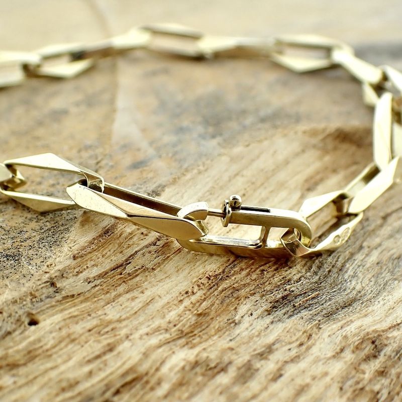 Image 3 of Gold closed for ever bracelet | 20.5 cm