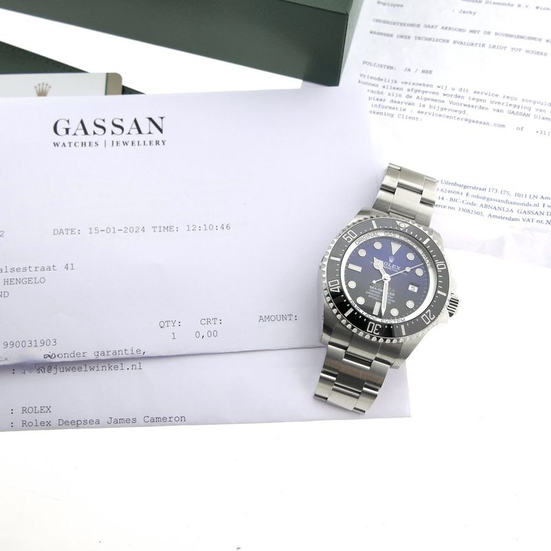 Image 6 of Rolex Sea-Dweller Deepsea 126660 'James Cameron'; Men's diving watch