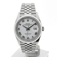 Rolex Datejust 36mm 'White Roman' 126200; Automatic watch