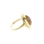 Image 5 of Gold ring with moss agate | Vintage