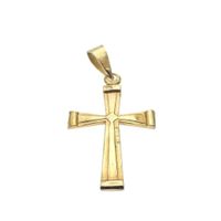 Gold pendant of a cross