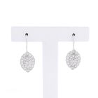 Image 1 of White gold stud earrings with zirconia