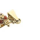 Image 7 of Antique gold pendant with blood coral