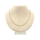 Image 4 of Gold flat gourmet link chain | 60 cm