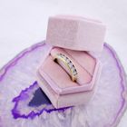 Image 6 of Gold ring with zirconia