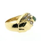 Image 5 of Vintage gold ring with emerald