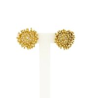 14K Yellow Gold Clip-On Earrings