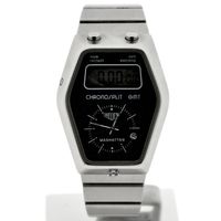 Heuer Manhattan Chronosplit GMT 104.403; Vintage heren horloge