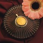 Image 2 of Bicolor pendant of 10 guilder coin Queen Wilhelmina 1917