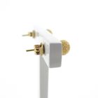 Image 7 of Gold stud earrings with diamond studs