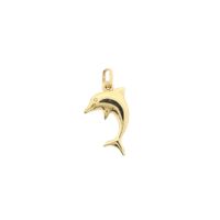 Golden dolphin pendant