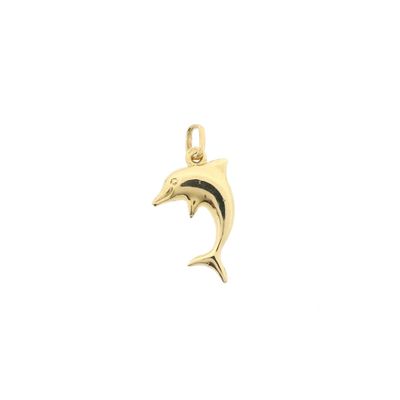 Image 1 of Golden dolphin pendant
