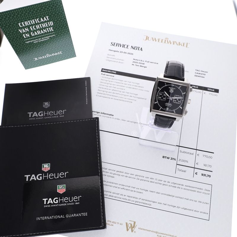 Image 21 of TAG Heuer Monaco CAW2110; Chronograph men's watch