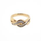 Image 5 of Gold ring with baguette-cut diamonds | approx. 0.50 ct.