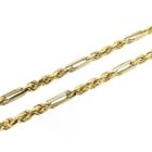 Image 6 of Two-tone gold Figarope necklace; Cento group