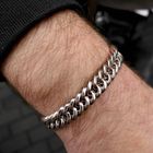 Image 8 of Silver BUDDHA TO BUDDHA bracelet; Chain XS | 18.5 cm