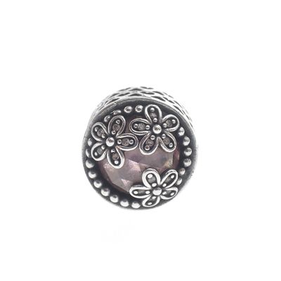 Image 1 of Pandora Moment charm; Silver; Dazzling Daisy