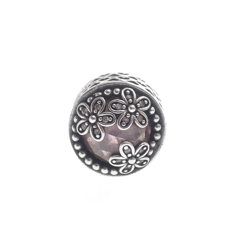 Image 1 of Pandora Moment charm; Silver; Dazzling Daisy