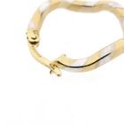 Image 11 of Bicolor Gold Earrings; Ø 19.5 mm