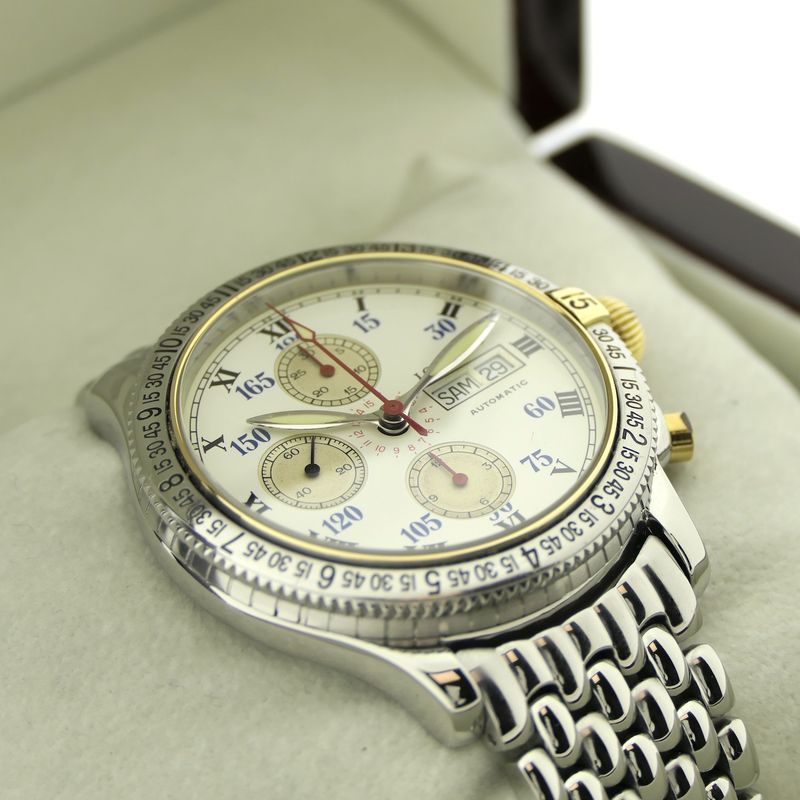 Image 18 of Longines Lindbergh Hour Angle L2.618.5 Automatic Chronograph Watch