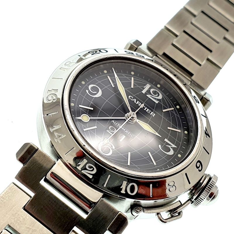 Image 7 of Cartier Pasha GMT; Automatic watch