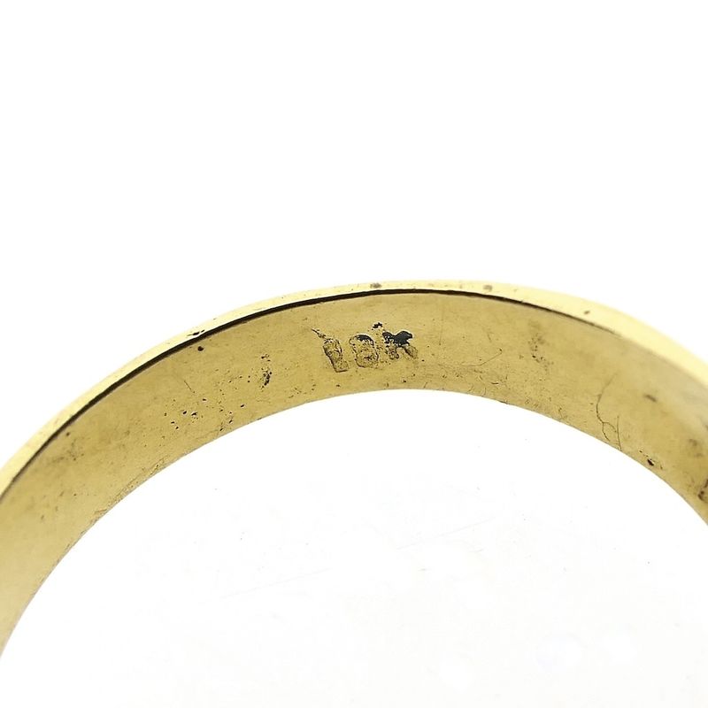 Image 7 of 18 carat gold ring with star sapphire