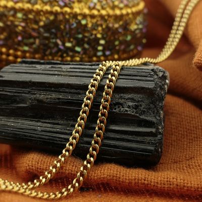 Image 2 of Gold gourmet link chain