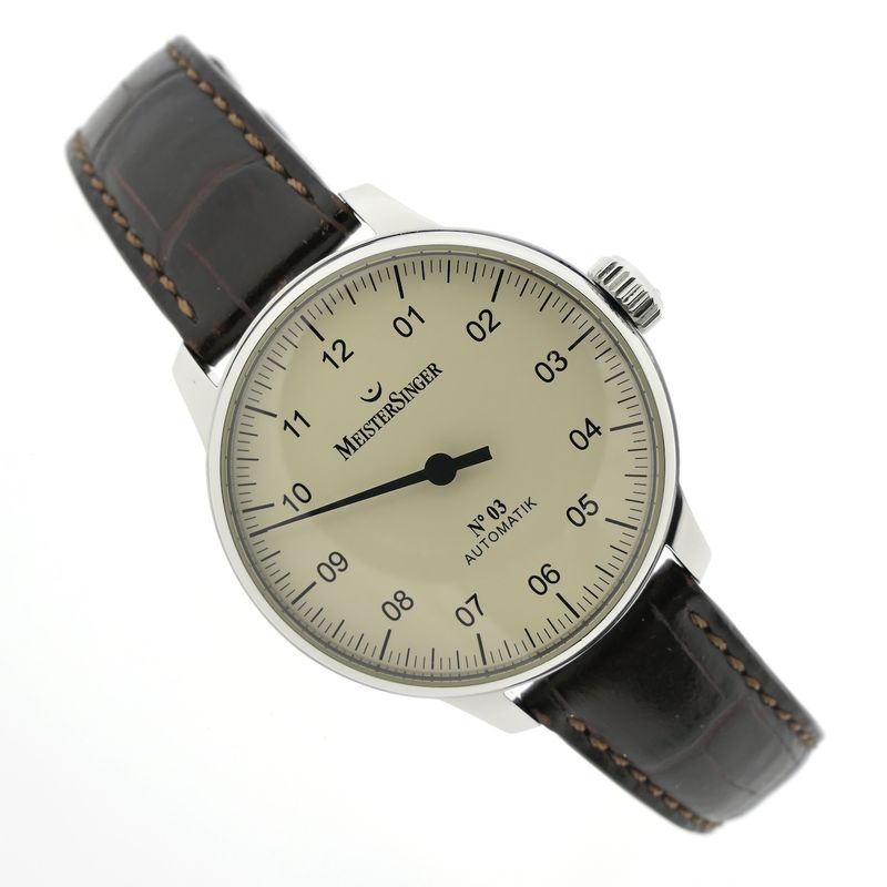 Image 10 of Meistersinger No. 03 Automatik; Automatic men's watch