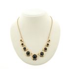 Image 1 of Antique gold necklace with garnet | 43.5 cm