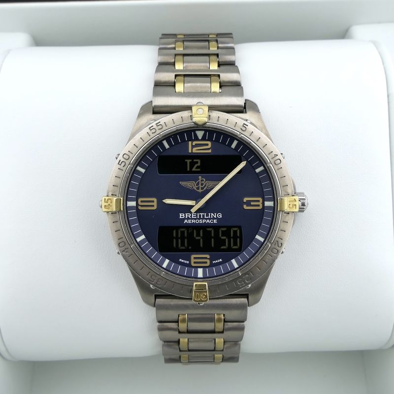 Image 11 of Breitling Aerospace Titanium E56062; Bi-color men's watch