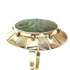 Image 5 of Gold ring with jade | Vintage/antique