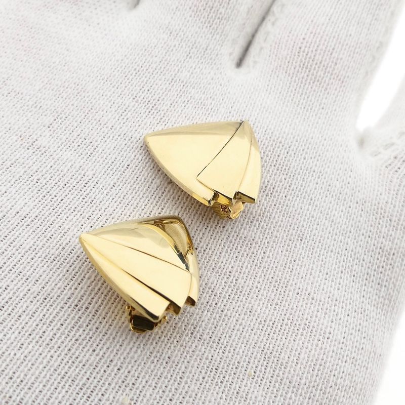 Afbeelding 10 van Vintage gouden abstracte oorclips