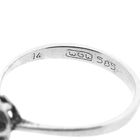 Image 8 of White gold solitaire ring with diamond | 0.15 ct.