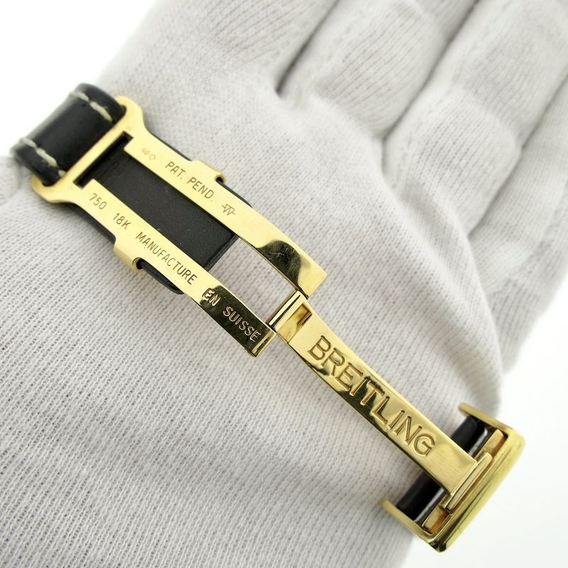 Image 15 of Breitling Chronomat 18k gold men's watch with chronograph