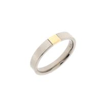 Two-tone gold ring