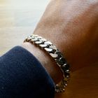 Image 10 of Silver Gourmet Link Bracelet