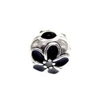 Image 4 of Pandora clip charm; Silver; Mystic Flower