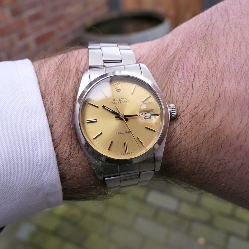 Image 14 of Rolex Oyster Precision; Vintage horloge