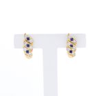 Image 1 of Gold stud earrings with zirconia