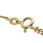 Image 5 of 18K Gold Flat Gourmet Link Chain | 51 cm