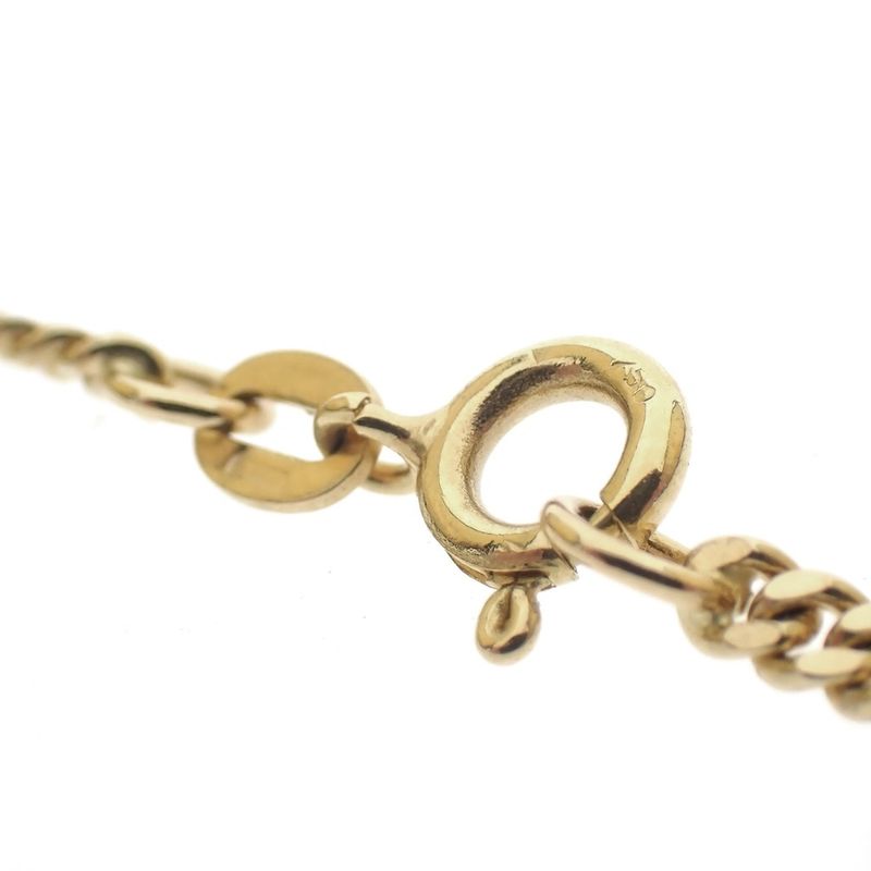 Image 5 of 18K Gold Flat Gourmet Link Chain | 51 cm