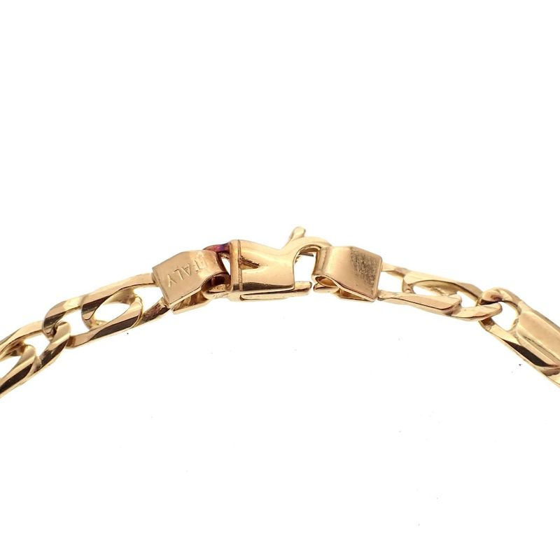 Image 3 of 18K Gold Bracelet with Plate | 19 cm