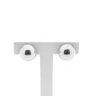 Image 1 of Silver domed clip-on earrings