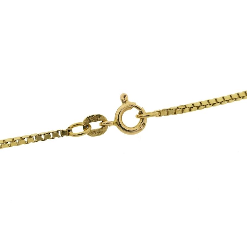 Image 4 of Gold Venetian link chain | 45.5 cm